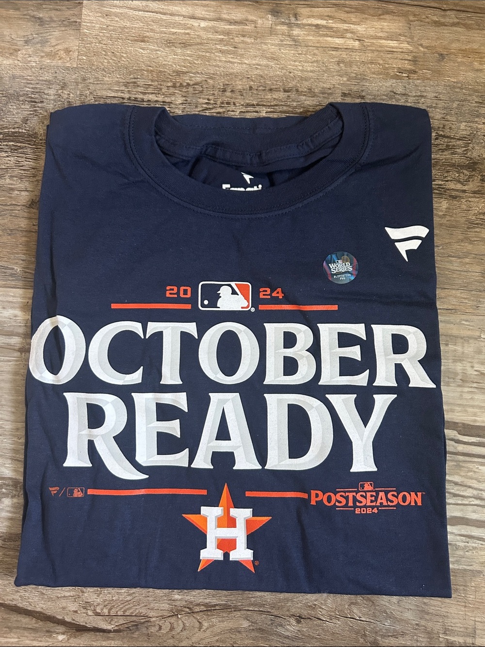 Fanatics Houston Astros Navy "October Ready" Postseason Tee